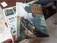 COUPLE OF TRAIN & OLD BOOKS / G2TBL