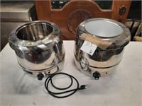 2 new soup kettles