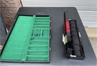 MENS LOT- POKER AND WATCH BOXES