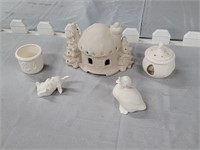 Unpainted Pottery