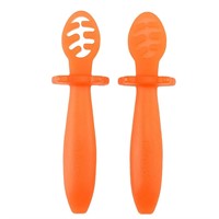 Eztotz Little Dippers Baby Spoons while teething