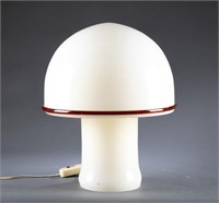De Majo Murano glass mushroom lamp.