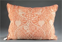 William Morris style fabric cushion.