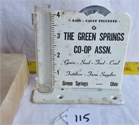 Green Springs rain gauge