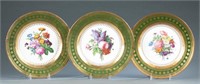 3 Sèvres Plates, Empress Josephine & Duke of Kent.