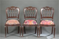 6 American side chairs, 19th century.