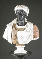 Marble bust of a Moor