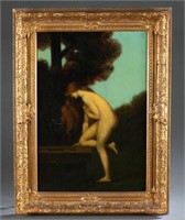 After Jean-Jacques Henner, At the Well, O/C.