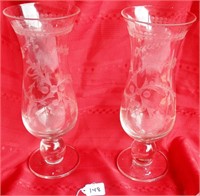 Elegant glass vases