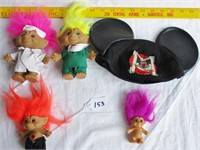 Mouseketeers hat & trolls