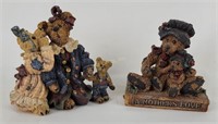 Pair Of Boyds Bears & Friends Resin Figurines