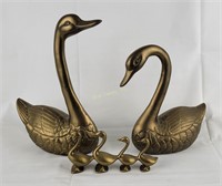 Brass Geese Family