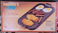 Wagner 1891 Cast Iron Double Griddle 1147