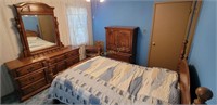 5 Piece Cochrane Furniture Chesapeake Oak Bedroom