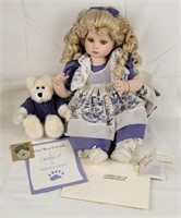 Mary Osmond & Boyds Bear Quite A Pair Doll Set