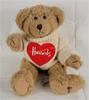 Harrods Store Plush Teddy Bear W/ Sweater
