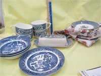 Blue Willow & Other Dishes