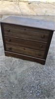 Antique Three Drawer Chest