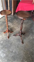 Pair of Wood Plant Stands