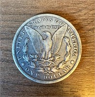 1896 O Morgan Silver dollar