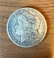 1879 S Morgan Silver dollar