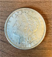 1921 Morgan Silver dollar