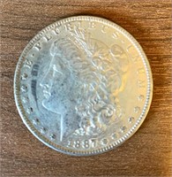1887 Morgan Silver dollar