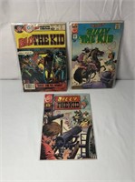 3 Billy The Kid Comic Books 1969-1979