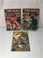 3 Two-Gun Kid 12 Cent Comic Books 1965-1966