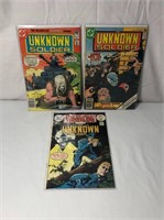 3 Unknown Soldiers Comic Books 1975-1980