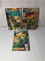 3 Our Fighting Forces Comic Books 1975-1981