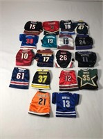 18 Mini NHL Jersey's Lot