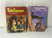 2 Vintage Mark Twain Hardcover Books