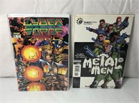 Cyber Force #0 & Metal Men #1 Comic Books