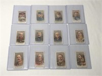 12 - 1917 Wills Cigarettes Army Leader Cards