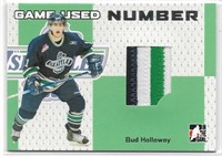 Bud Holloway Game-Used Number card