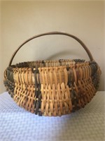 Hand crafted woven basket