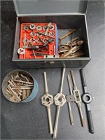 Tap and die sets in file box