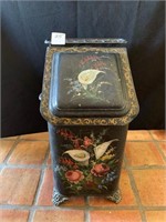 Toil Painted Metal Coal Scuttle