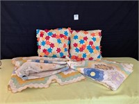 2 Vintage Hand Stitched Quilts