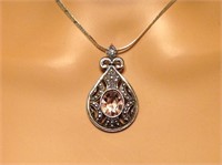 Sterling Silver Chain Sarah Coventry Pendant Read