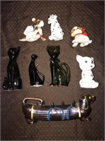 Collection of Ceramic Dogs & Cats