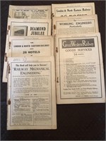1923 Antique "The RAILWAY Magazine"  7 x issues