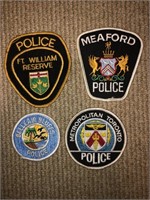 4 x Police Patches