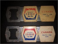 2 x Vintage MOLSON CANADIAN Bottle Openers