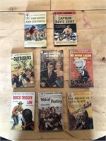 8 x Western, Pulp Paperback Books