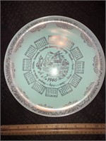 1960 TAYLOR SMITH Calendar Plate