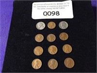 COINS 10 WHEAT 2 JEFFERSON NICKLES