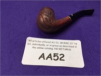 SMOKING CARVED WOOD PIPE DR. GRABOW
