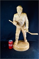 Wayne Gretzky Wood Art Statue Unique signed